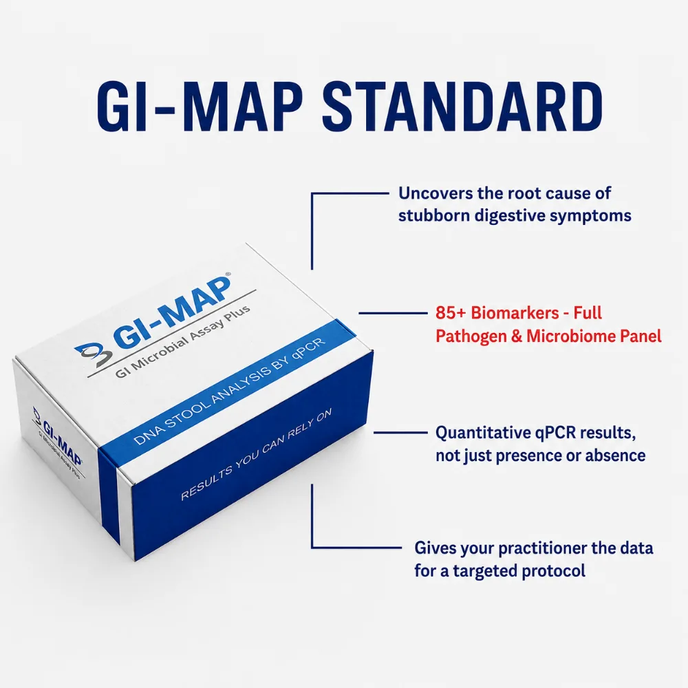 GI-MAP Standard test kit box